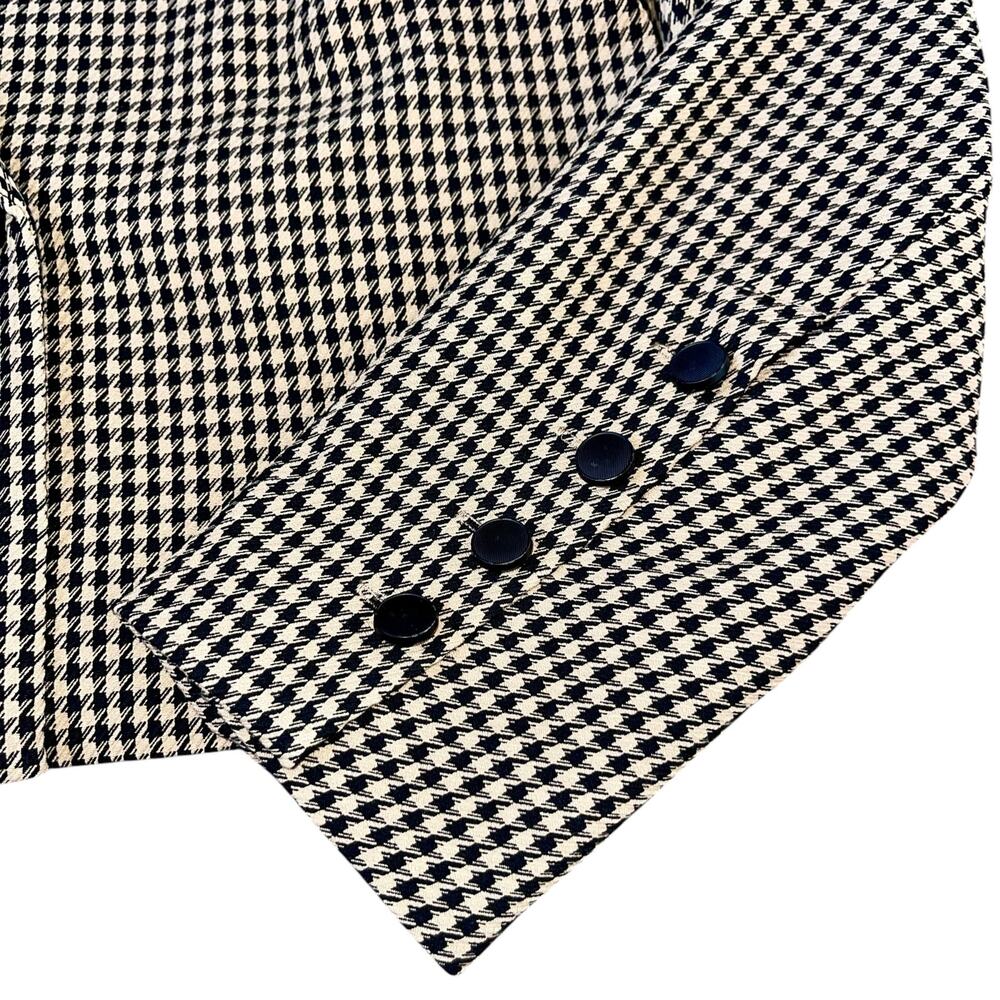 House of Harlow 1960 Blazer Houndstooth Cropped - Picture 5 of 10